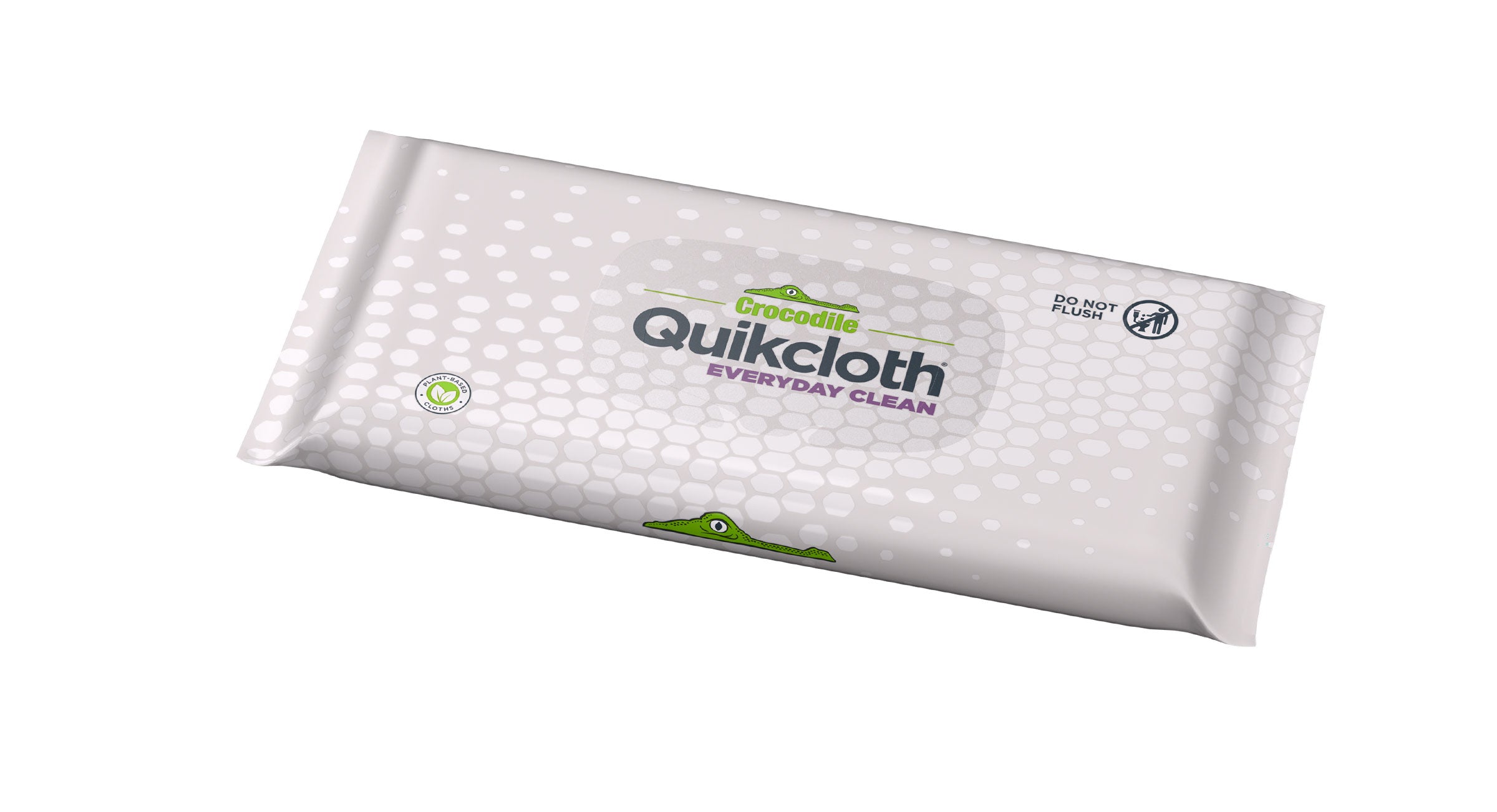 Pack of Quikcloth Everyday Clean wipes on a white background