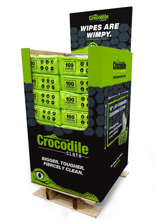 CrocodileCloth_QuarterPallet_Displayer