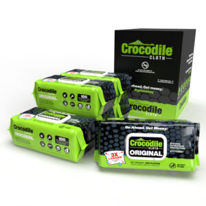 Crocodile Cloth Original 100-Count; (6) Case