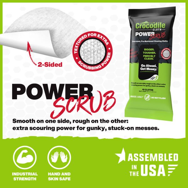 Crocodile Cloth PowerSCRUB 10-Count