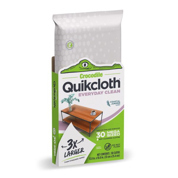 Crocodile Quikcloth Everyday Clean 30-Count in Sleeve