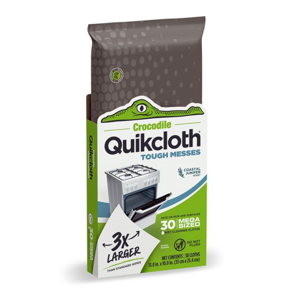 Crocodile Quikcloth Tough Messes 30-Count in Sleeve