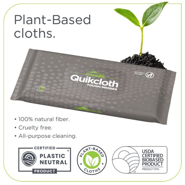 Quikcloth Tough Messes Plant-Based Cloths